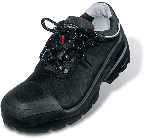 Uvex Quatro Pro Arbeitsschuhe - Sicherheitsschuhe S3 SRC - Schwarz, Größe:43