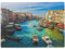 WANDKINGS Glasschneidebrett „Wunderschönes Venedig“ - Motiv wählbar - Glasschneideplatte, Schneidebrett aus Glas, Frühstücksbrettchen