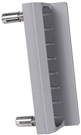 LOCINOX Anschlag SMKL RAL 7040 grau für Gartentorschloss, Hoftor, Flügeltor