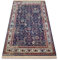 rugsx Traditioneller Teppich Windsor Orientteppich für Wohnzimmer, Schlafzimmer, mit Fransen, elegant, Dunkelblau/Elfenbein 60x100 cm
