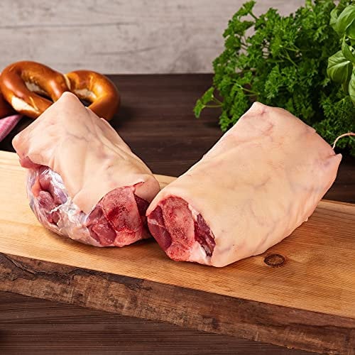 WURSTBARON® Schweinshaxe - 4er Set 3kg - Ideal für den Sonntagsbraten MIT Knochen