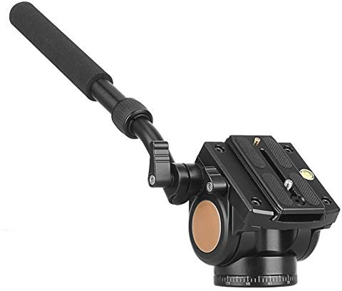 RH-HPC Camera lens holder Single Handle Damped PTZ Metal Camera Tripod PTZ Panoramic Tripod Head for DSLR Camera Slider Monopod Shooting Video Film Camera Tripod