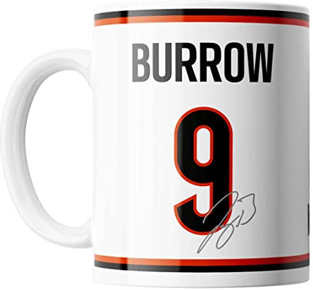 Great Branding - NFL Cincinnati Bengals Joe Burrow Emoji Jumbo Mug Blanc
