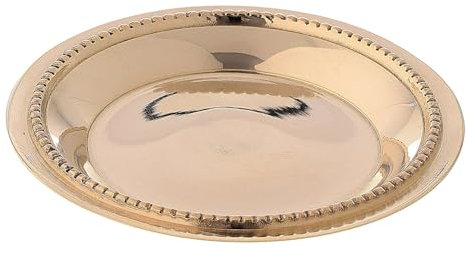 Holyart Piattino dorato ottone satinato 7 cm