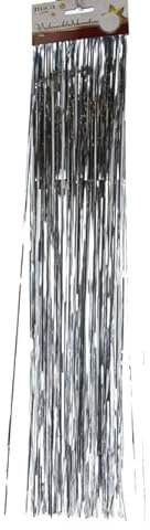 mica Living Lametta Silber - ca. 50 x 40 cm Weihnachtsdeko, Winter Dekoration