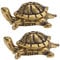 TOPBATHY Wohnkultur 2 STK Schildkröten- Vintage- Aschenbecher aus Metall Ornament Weihrauchhalter Kupfer Desktop- Schildkröten- Japanischer Stil Wohnaccessoires