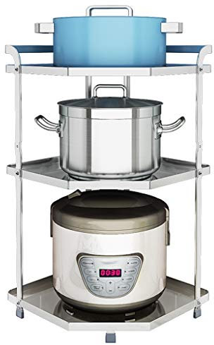 Estante de almacenamiento de cocina Estante de almacenamiento de cocina Estante de almacenamiento de cocina con mesa Estante para ollas de cocina industrial Soporte para utensilios de cocina Estante