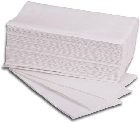 Papierhandtücher, recycling, Zick-Zack-Falz, 2-lagig, Hochweiß, 25 x 23 cm, 3750 Stück