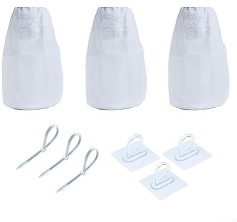 3 bolsas de ventilación para secadora, reutilizables, para secadora de ropa, trampa de pelusa para secadoras eléctricas