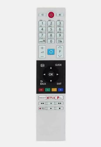 TV Remote Control CT-8533, Compatible with Toshiba Model 24L2863DB Smart 4K UHD HDR LED TV, with Netflix Button