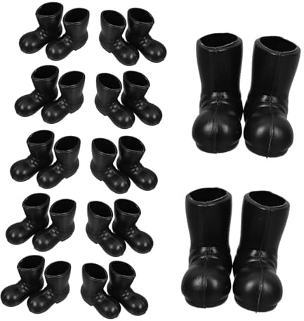 LRXIYODE 50pcs Miniature Santa Claus Boots Decorations PE Material Xmas Mini Shoes Ornaments for Dollhouse Miniature Christmas Props Gift Craft Supplies