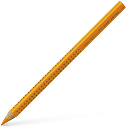 FABER-CASTELL 114815 - Textmarker Jumbo Grip Neon Textliner, orange, 1 Stück