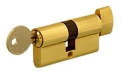 C.R. Laurence Zylinderschloss aus Messing, gleichschließend, mit Drehknopf von HandsOnCo