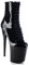 Pleaser Flamingo-1020, Stivali Donna, Nero Blk Pat Blk, 41 EU