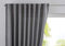 Vorhang Verdeckte Schlaufen Cationic »JENA« HxB 145x140 cm Grau Blickdicht Leinen Optik Gardine Meliert Gardinenband mit Raffhalter, 2019037