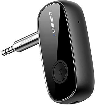 UGREEN CM279 Transmisor de Audio, AUX, Bluetooth 5.0 aptX (Negro)