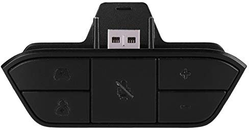 Demeras Adattatore per Cuffie Stereo Convertitore per Cuffie per Controller di Gioco One A Prova di Polvere con Controllo del Gioco e sincronizzazione del Suono Stereo