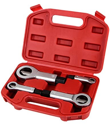 Meagkka Metal Nut Splitter Cracker, Heavy Duty Manual Tool - 4 Sizes, Nut Remover, Extractor - 9-27mm