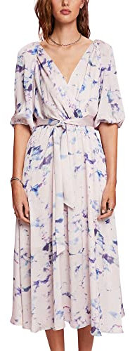 ESPRIT 043eo1e322 Robe, 697/Rose Pastel 3, 44 Femme