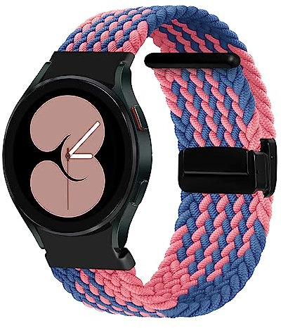 MATCHEASY Bracelet tressé pour Montre Connectée Galaxy Watch 5 Pro 45 mm, compatible avec Samsung Galaxy Watch 654 40 mm 44 mm, Bracelet de Rechange Sport