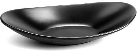 Bandeja negra para joyas, bandeja para llaves, cosmética, ovalada, bandeja para llaves de pasillo, color negro, para llaves de coche, joyas en la entrada, dulces, mesa (bandeja-B)