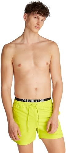 Calvin Klein Boardshorts für Herren, Gelb (Zitronengelb), XL
