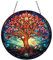 Rubu22a Fenster Hängedeko suncatcher Halloween Buntes Fledermaus Dekoration für DIY Halloween Dekor Party Hause Fenster Dekoration Home & Gift Sonnenfänger (N)