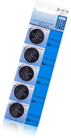 Ruiogoe Pack Of 5/10 CR2430 Button Cell Batteries Lithium Button Battery For Remote Controls Small Electronics Long Lifespans