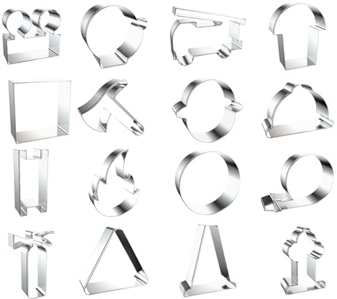 Feuerwehrmann Keksform - Hochwertiges Metall Ausstecher Set, Fondant Dekorationswerkzeuge, Backformset, Kreatives Backzubehör mit Konstruktion aus