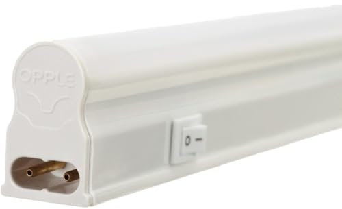 LED T5 BATTEN LICHTLEISTE 600 S 9W 840 WEIß MIT SCHALTER