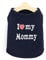 Pet Dog T-Shirt I Love My Daddy Mommy Vest Gift Costume Clothes for Small Puppy Cat Kitten Yorkshire Chihuahua Poodle Teacup Terrier Rabbit Baby Dogs (XL, Black-M)