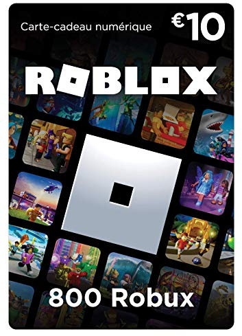 Carte Cadeau Roblox - 800 Robux (article virtuel exclusif inclus] (Code digital pour ordinateur, téléphone, tablette, Xbox One, Xbox Series X|S, Oculus Rift et HTC Vive)
