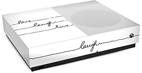 DeinDesign Autocollant Compatible avec Microsoft Xbox All Digital One S Sticker Film Autocollant Déclaration Hashtag Black & White