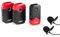 JOBY Wavo AIR 2.4Ghz Sistema Microfonico Wireless con Due Trasmettitori e Sistema di Montaggio, Vlogging, Filmmaking, Interviste, Microfoni Wireless, Smartphone, Fotocamera