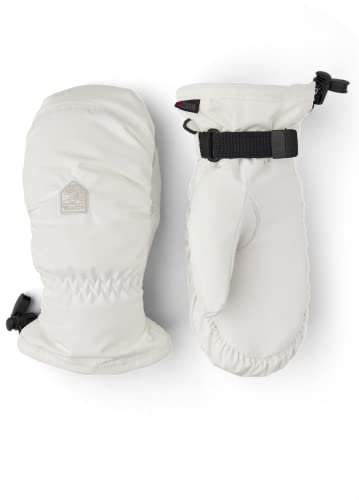 Hestra Damen Powder CZone Handschuh Isolierte Fäustlinge für Winter, Schnee und kaltes Wetter, elfenbeinfarben, 9