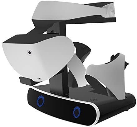 PSVR2 Charging Storage Stand for Playstation VR2 - Charging Station with VR Headset Display Bracket