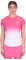BIDI BADU Damen Crew Gradiant Tee - pink, White, Größe:XL