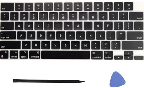 Ersatz-Tastatur, vollständiges Set mit Tastenkappen, Tasten und Werkzeug, passend für MacBook Pro Retina 14,2 Zoll Modell A2442 EMC 3650 MKGR3LL/A MKGT3LL/A 16,3 Zoll Modell A2485 EMC 3651 MK1E3LL/A