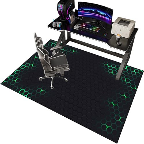 EYKWKB Alfombrilla para Silla de Oficina, Protector de Suelo, Alfombra Silla, 70 x 100 cm