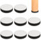 8 Pièces Rehausseurs de Meubles Autocollants, 1.65cm Autocollant Rehausseurs de Lit Pieds Rehausseur, Rond Rehausseur Pied, Rond Patin Antiderapant pour Chaise Table, Canapé, Armoire, Lit, Meubles