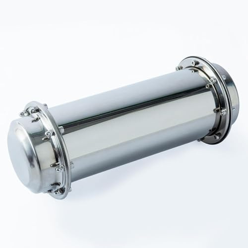 Ljxquisite Capsule temporelle en acier inoxydable - Conteneur scellable pour l'avenir Conteneur de temps à enterrer Étanche Anticorrosion et résistant aux chocs Time Capsule (105cm(41.3po))