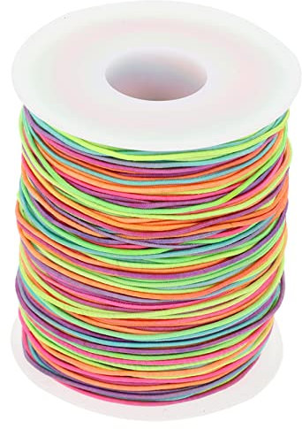 Angoily 1 rotolo Corda Elastica per Braccialetti Filo per Creazione Gioielli per Collane Fai da Te e Decorazioni per Appassionati DIY e Regali Creativi
