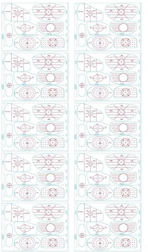 Golfschläger-Aufkleber, 10 Bögen für die Ausrichtung des Swings, Präzisionsgolf-Trainingshilfe, für Frauen, Jugendliche, Sportler, Indoor-Sport und