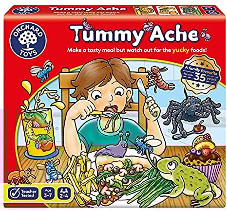 Orchard Toys Tummy Ache Game, A Fun Memory Game, Perfect For Kids Age 3-7, Educational Game Toy, Family Game