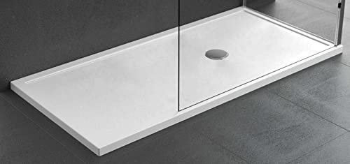 NOVELLINI Olympic Plus - Piatto doccia rettangolare, Bianco, 160x75x4.5 cm