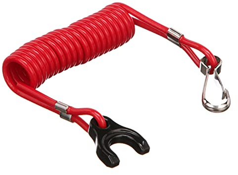 Quicksilver Bootsmotorenteile und Zubehör 823054q Stop Switch Lanyard-Fork Style Marineprodukt, Nicht spezifiziert, Unspecified