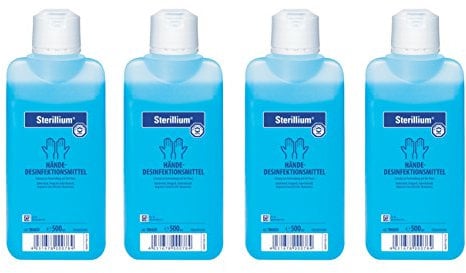 4x 500ml Flasche Sterillium Hygiene Händedesinfektion Desinfektionsmittel ohne Zubehör