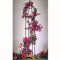 Rankhilfe Rosenbogen Obelisk Rosensäule Garten Deko für Rankpflanzen Rosengewächse Maß: 190cm / 160cm x 40cm Farbe dunkelgrün oliv Rankgitter iapyx®