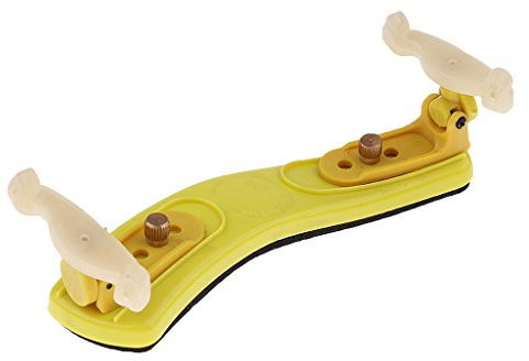 MagiDeal Professionelle 1/2 Violine Geigen Schulterstütze für 1/4 1/8 Violine Geige Teile - Gelb