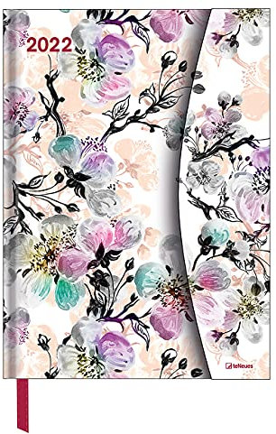 Flower Fantasy 2022 - Diary - Buchkalender - Taschenkalender - 16x22: Magneto Diary